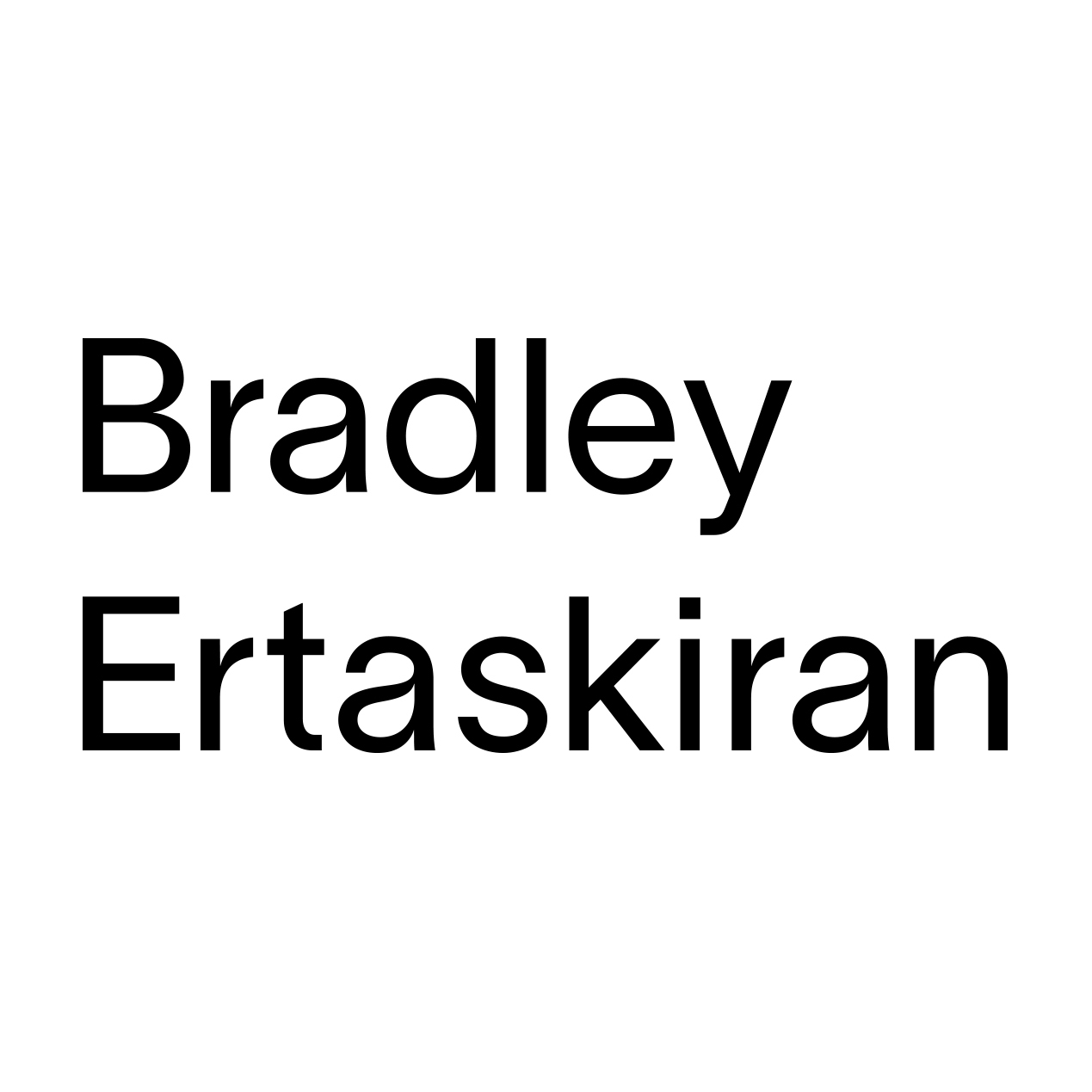 Bradley Ertaskiran Logo Art Gallery Montreal Canada